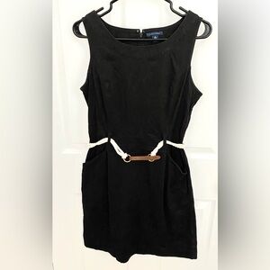 Tommy Hilfiger Black Mini Dress with Rope Belt